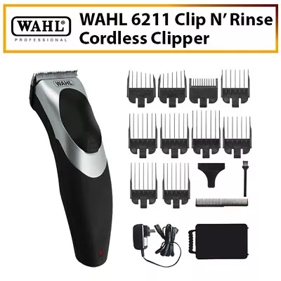 (New) WAHL 6211 Professional Cord/Cordless Rinseable Hair Clipper Trimmer Shaver • $79