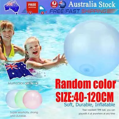 40-120cm Super Soft Wubble Bubble Ball Toy Firm Ball Stretch Bubble Big Balls ZO • $8.56