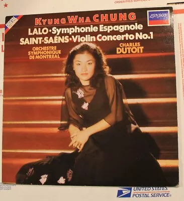 Kyung Wha Chung - Lalo / Saint-Saens - Violin Concerto No.1 - London LDR-71029 • $16