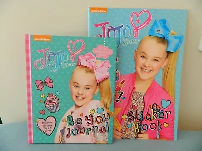 $18 • Buy Set New Book Journal JoJo Siwa Hardcover & Sticker Book Paperback