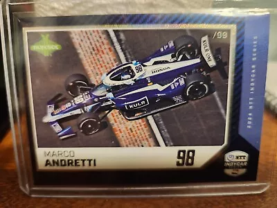 /99 - 2024 Parkside Indy Car Indy Car Blue Foil Parallel Marco Andretti #70 • $7.99