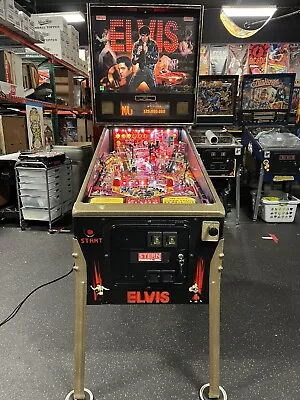 2004 Elvis Gold Limited Edition Pinball Machine Stern Leds Professional Techs • $7999.99