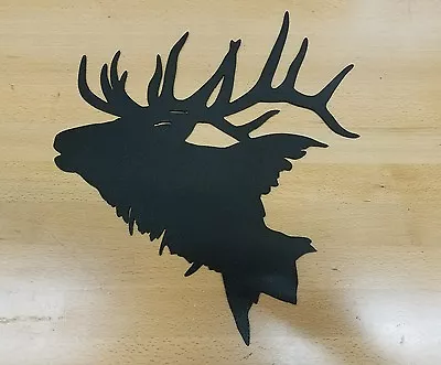 Elk Head Metal Wall Art Plasma Cut Decor Gift Idea • $44.99