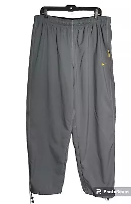 Nike X Livestrong Mens XL Dri-Fit Pants Gray Performance Sweat Polyester • $0.99