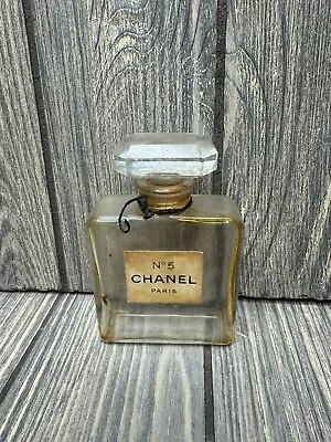 Vintage 2 1/2  Chanel No 5 Perfume Bottle Empty Crystal France  • $29.99