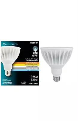 EcoSmart 325-Watt Equivalent PAR38 Dimmable Flood LED Light Bulb With Selectable • $22.99