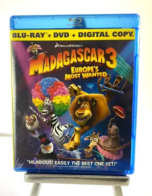 Madagascar 3: Europes Most Wanted (Blu-ray/DVD 2012 2-Disc Set) Brand New DS66 • $4.99