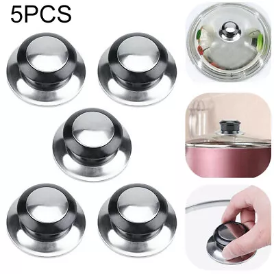 5Pcs Pan Lid Hand Grip Knob Handle Kitchen Cookware Pot Saucepan Replacement • £6.34