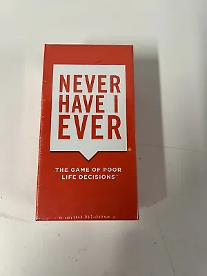 Never Have I Ever  Card Fame The Game Of Poor Life Decisions Ages 17+ NEW • $39.99