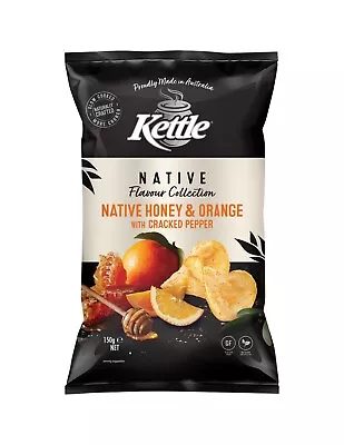 Kettle Native Honey & Orange With Cracked Pepper 150g X 1 • $7.95