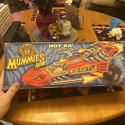 MUMMIES ALIVE Hot Ra 18  Vehicle Extends To 22  Dragster Mode Complete W/ Box • $65