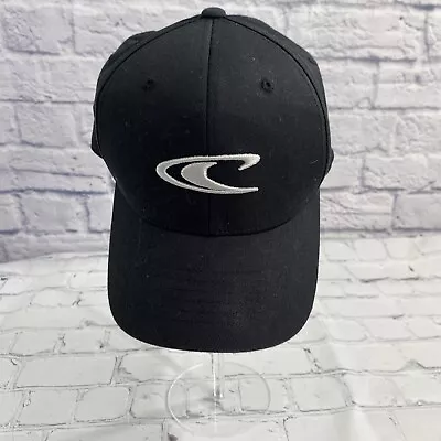 ONEILL Hat Cap Small Medium Black Stretch Flexfit Rip Curl Surf Beach Wave • $9.99