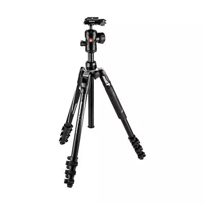 Manfrotto Befree Advanced Lever 4-Section Al Travel Tripod With Ball Head Black • $234.95