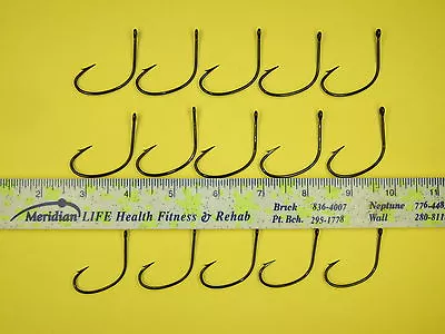 15 - 3/0 Wide Gap Kahle Fluke Bass Hooks • $2.99