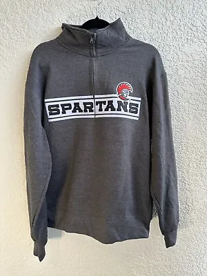 Champion Michigan State Spartans Champion Quaterzip Sweater Mens Size L • $15.26