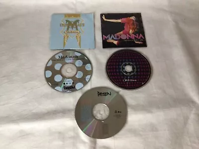 MADONNA Lot Of 3 CDs Bedtime Stories Immaculate Collection Confessions. No Cases • $2