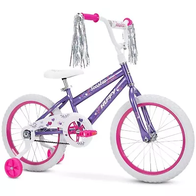 18 Inch Sea Star Girls Bike Huffy Kids Bicycle W/ Training Wheels Ages 4 And Up • $72.99