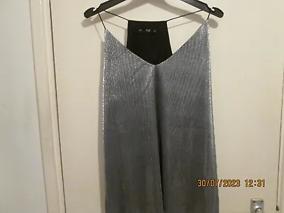 £1.50 • Buy F&f Shiny Top Size 12 In Silver