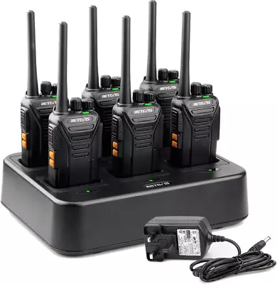 Retevis RT27 Walkie Talkie Long Range Walkie Talkies For Adults With 6 Way Cha • £152.01