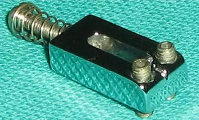 $4.99 • Buy Laguna Strat Electric Guitar Bridge Original Chrome String Saddle