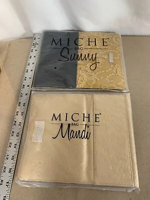 Miche Petite Mini 8 Inch Wide Lot Of 2 Cover Shells Sunny And Mandi • $17.99