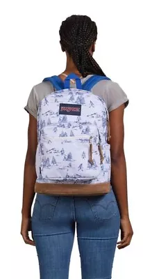 Jansport Right Pack Backpack Laptop Sleeve Water Bottle Pocket Lost Sasquatch • $30