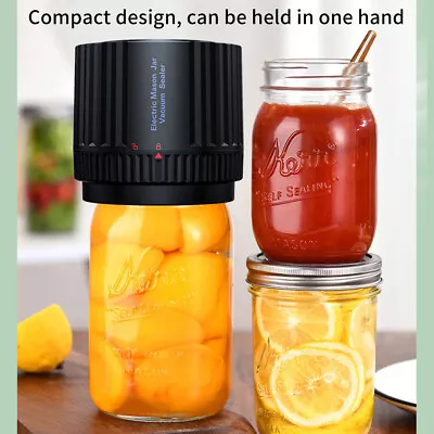 Electric Mason Jar Vacuum Sealer Kit For Wide Mouth And Regular Mouth Mason Jars • $19.95