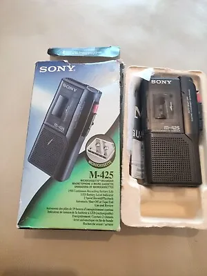 Sony M-425 Micro Cassette Recorder • £8