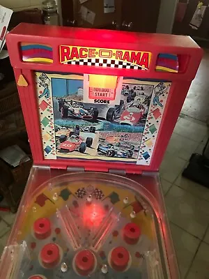 VTG 1970s Wolverine Electric Pinball Race-o-Rama Project Piece But Working • $150