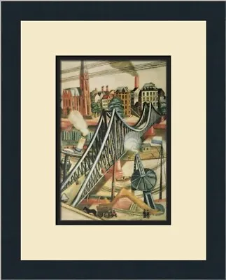 Max Beckmann The Iron Bridge Custom Framed Print • $75