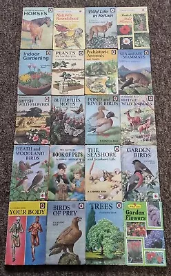 20 Vintage Ladybird Books Nature Series 536 651 727 682 Matt Books A5 • £49.95