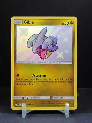 Pokémon TCG Gible Hidden Fates SV38/SV94 Holo Shiny Holo Rare • $2.50