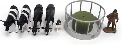 Britains 1 32 Cattle Feeder Farm Playset Collectable Farmyard Animal Toys • £15.89