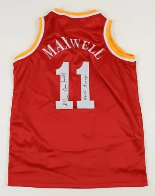 Vernon Maxwell Signed Houston Rockets Jersey Inscribed  93-94 Champs  (Steiner) • $119.96