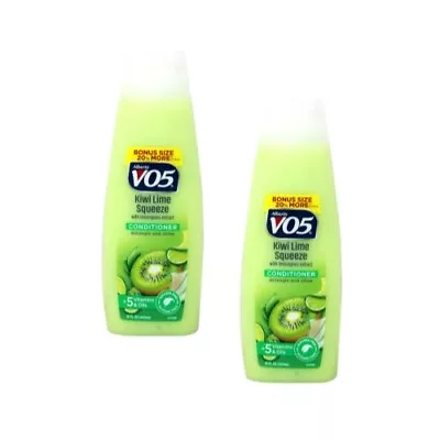 2 Pack Vo5 Herbal Escapes Kiwi Lime Squeeze Clarifying Conditioner 15 Oz Each • $12.27