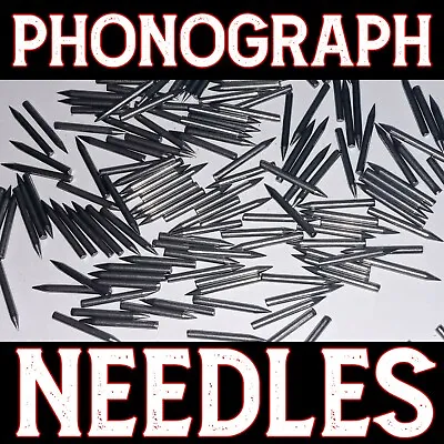NEW 100 SOFT Toned NEEDLES For Antique Phonograph Gramophones & Victor Victrolas • $4.59