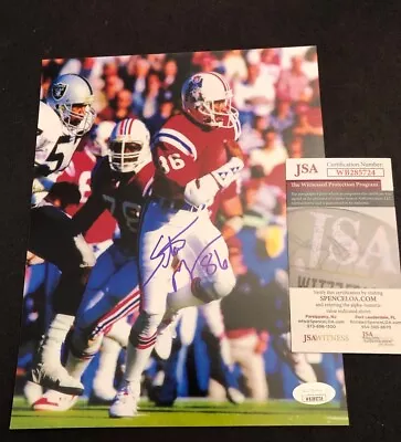 JSA Stanley Morgan Signed New England Patriots Autographed 8x10 Photo Auto 724 • $24.99