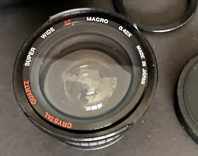 Crystal Quartz Lens With Original Box  Super Wide Macro 0.42x • $20