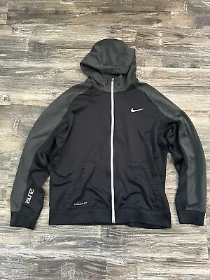 Nike Elite Therma-Fit Full Zip Sweatshirt Hoodie Mens Size XL • $29.99