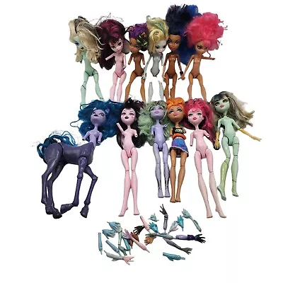 Lot Of 12 Mattel Monster High Dolls Missing Arms Hands Broken - READ BELOW! • $99.95