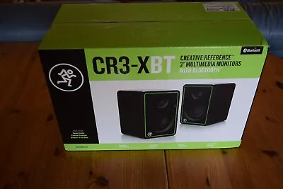 Mackie CR3-XBT Black Green Bluetooth Creative Multimedia Monitor Speakers - NIB • $79.99