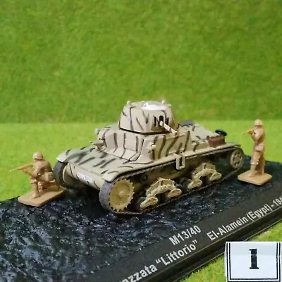 £8.95 • Buy 8) DeAgostini 1/72 Combat Tanks. M13/40. See Purchase Options