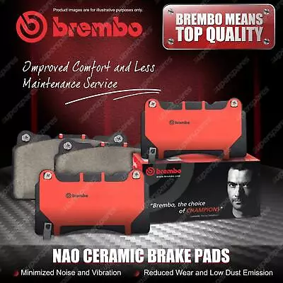 4pcs Front Brembo NAO Ceramic Brake Pads For Maserati Ghibli M157 Quattroporte • $106.17