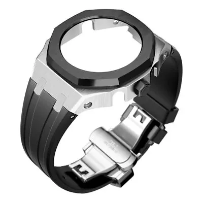 316L Stainless Steel Case + Strap AP Mod Kit Bezel For G-SHOCK Casioak GM-2100 • $63.99