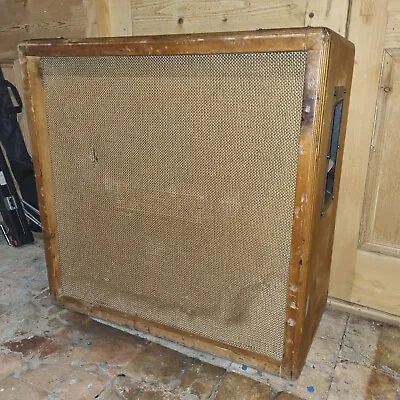 MARSHALL 1969 4x12 Cabinet (Model 1960b) Basketweave  Hendrix Speaker  • £2750