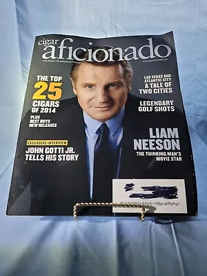 $1.99 • Buy Cigar Aficionado Magazine Featuring Liam Neeson (January / February 2015)