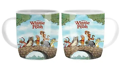 Disney Winnie The Pooh Group Barrel Coffee Mug Cup Birthday Christmas Work Gift • $19.95