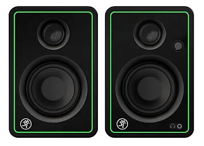 (2) Mackie CR3-X 3  50w Creative Reference Multimedia Studio Monitors Speakers • $99.99