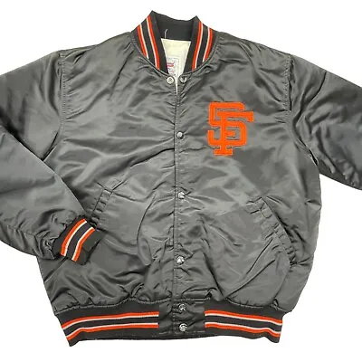 Vintage Starter Diamond Collection San Francisco Giants MLB Satin Jacket Large • $249.99