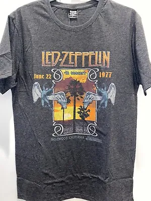 Led Zeppelin June 22 1977 Concert T-Shirt Tee New Music Large (L) Rock Metal • $37.50